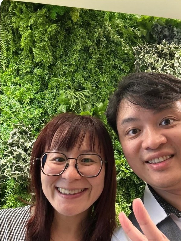患者與王醫師矯正合照