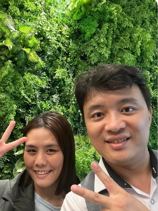 患者與王醫師矯正合照
