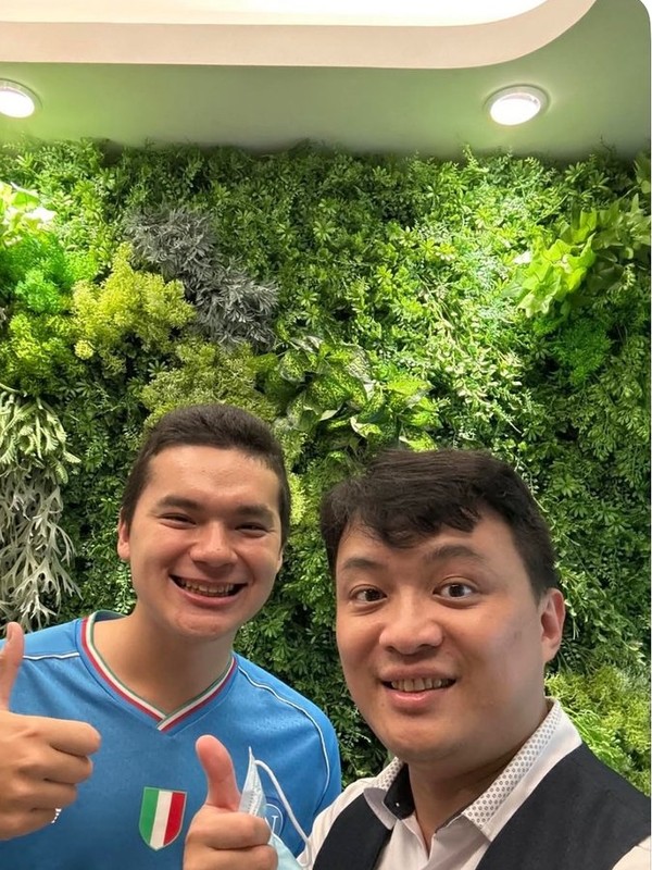 患者與王醫師矯正合照