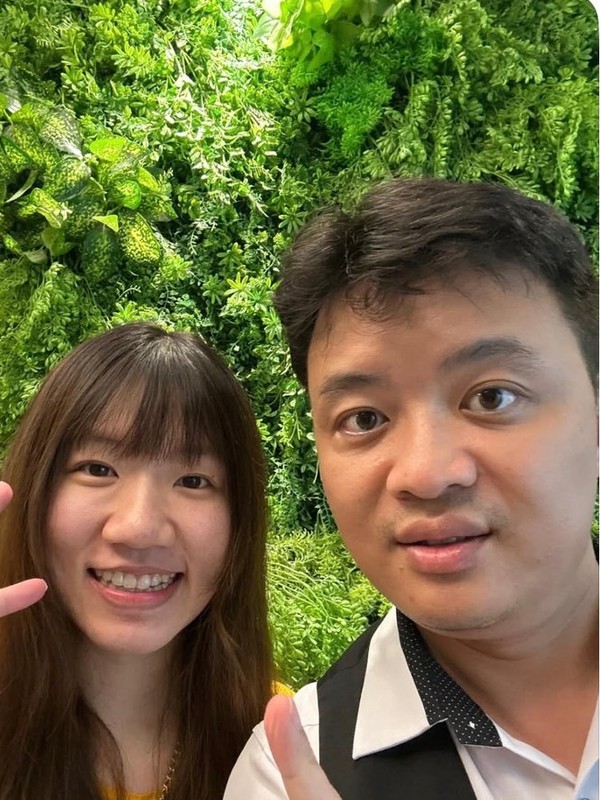 患者與王醫師矯正合照