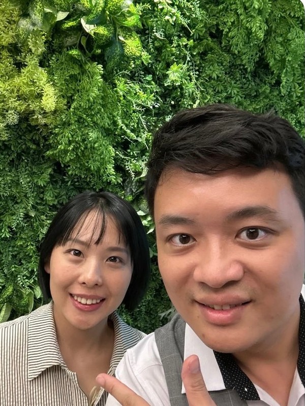 患者與王醫師矯正合照