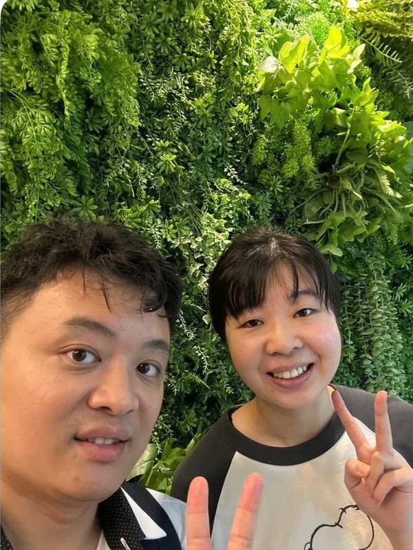 患者與王醫師矯正合照