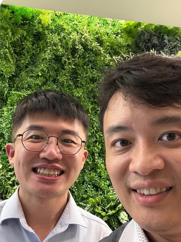患者與王醫師矯正合照