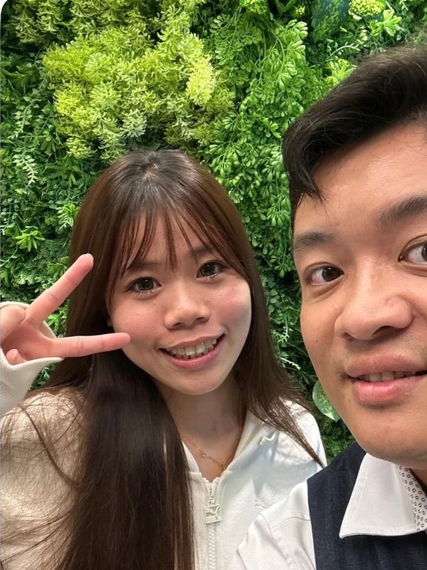 患者與王醫師矯正合照