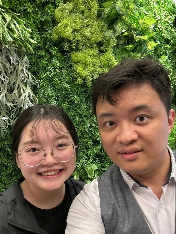 患者與王醫師矯正合照