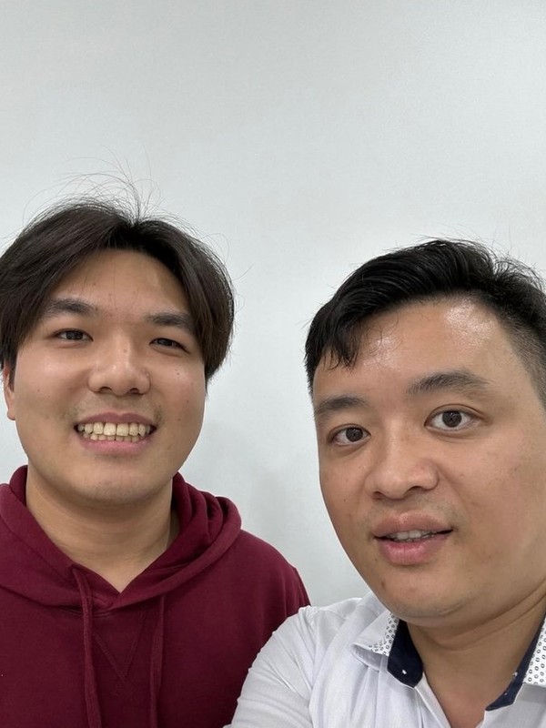 患者與王醫師矯正合照