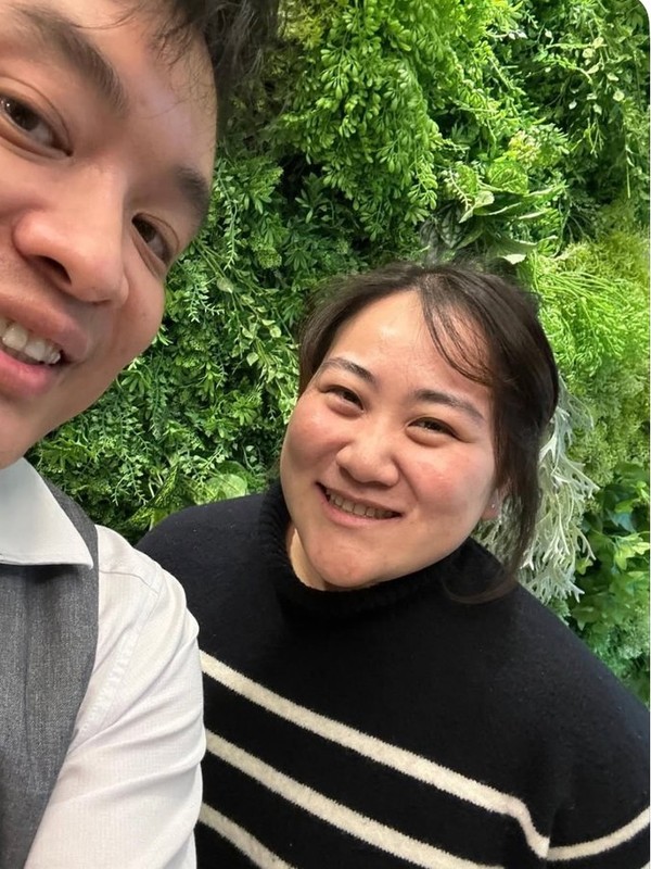 患者與王醫師矯正合照