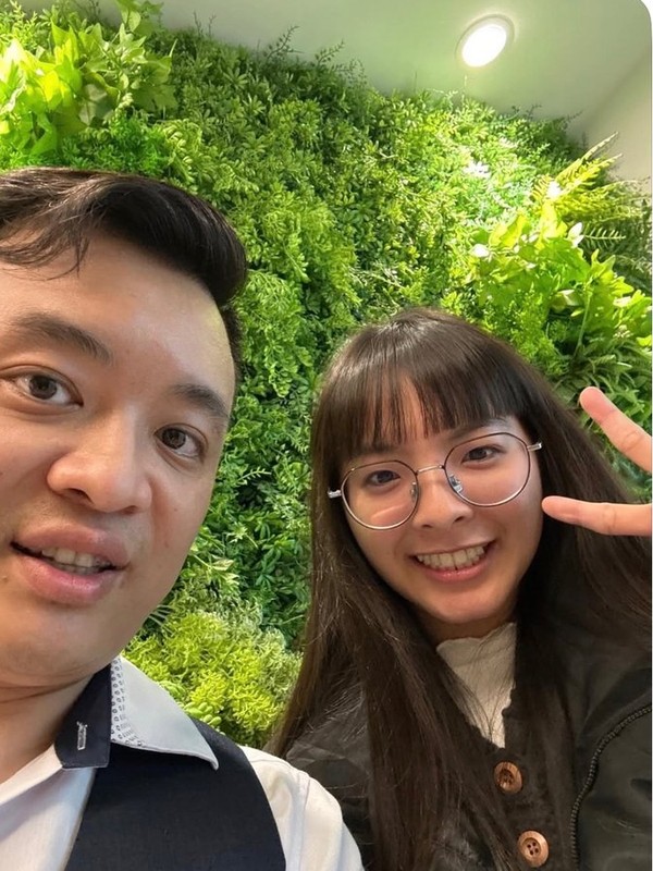 患者與王醫師矯正合照