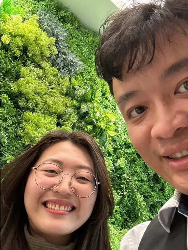 患者與王醫師矯正合照