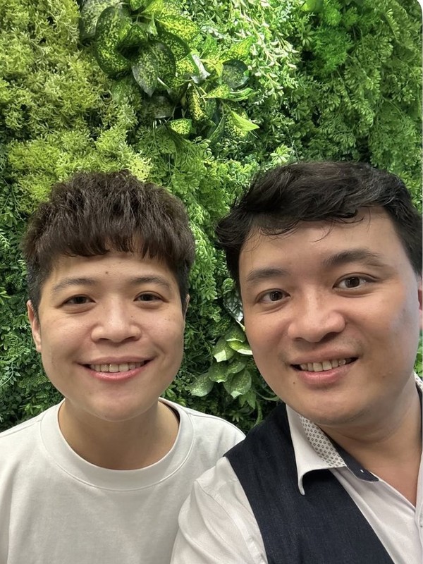 患者與王醫師矯正合照