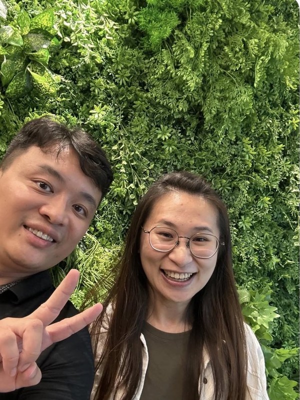 患者與王醫師矯正合照