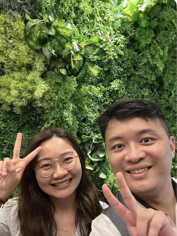 患者與王醫師矯正合照