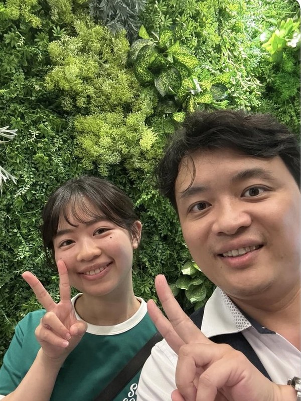 患者與王醫師矯正合照