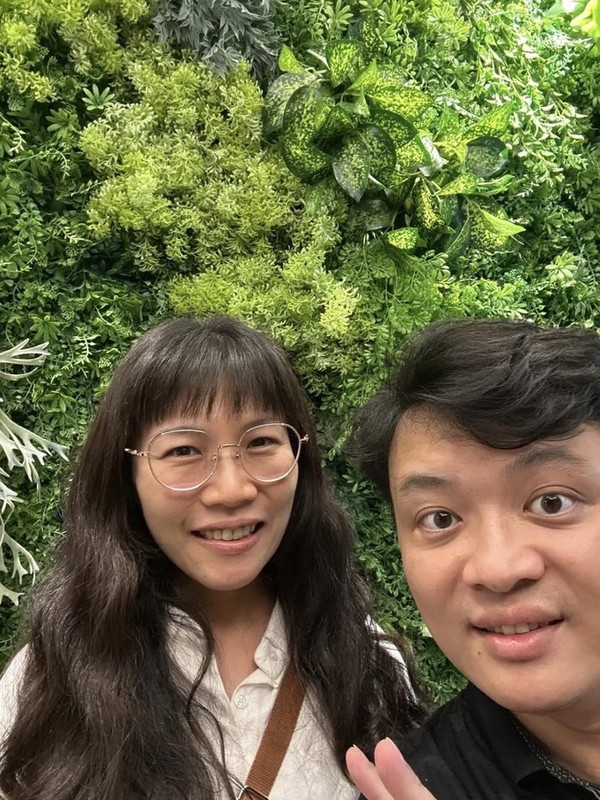 患者與王醫師矯正合照