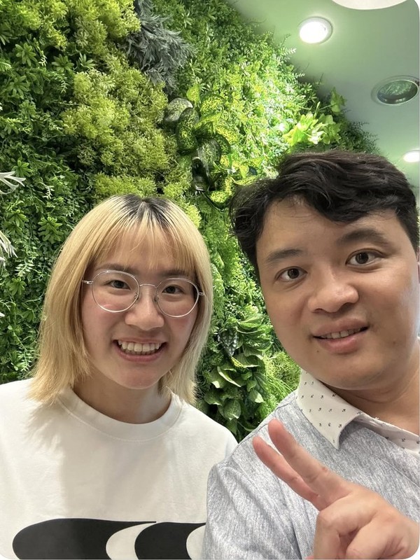 患者與王醫師矯正合照