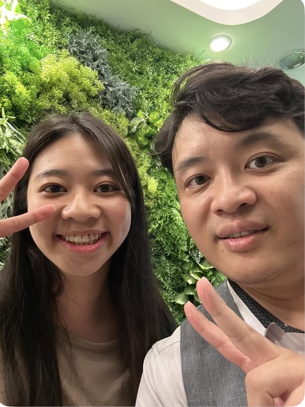 患者與王醫師矯正合照
