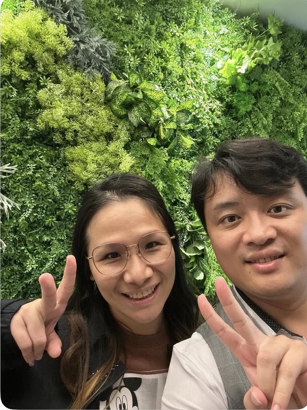 患者與王醫師矯正合照