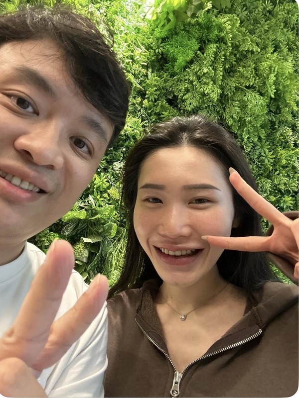 患者與王醫師矯正合照