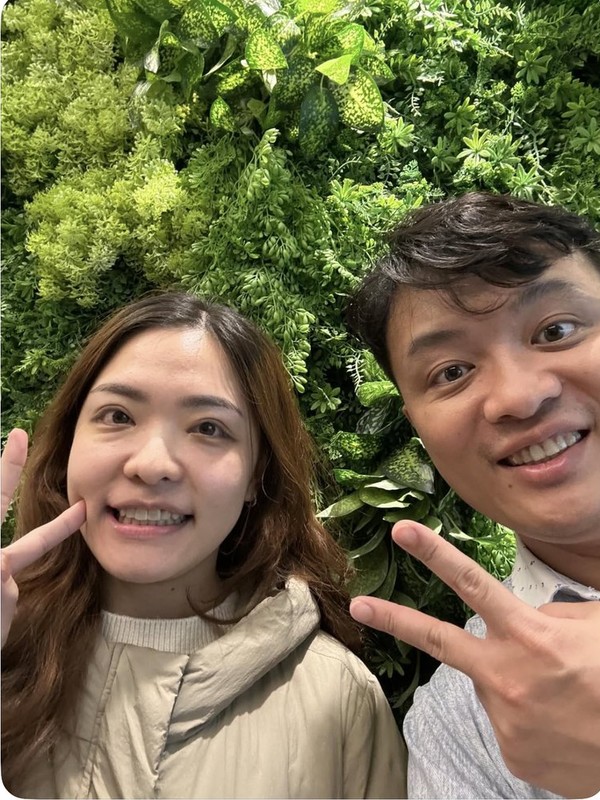 患者與王醫師矯正合照