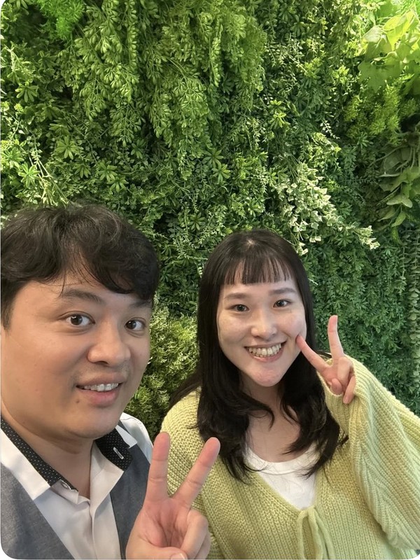患者與王醫師矯正合照